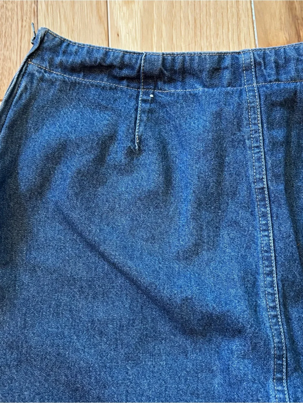 Vintage 90’s Arizona Jeans Denim Mini Skirt Skort Built In Shorts